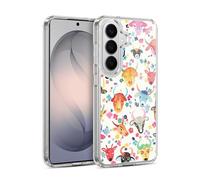 Head Case Designs Officially Licensed Ninola Cute Ox Farm Watercolor Patterns Gel Case [Military Grade Protection] Compatible with Samsung Galaxy S26 Plus and Compatible with MagSafe