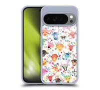 Head Case Designs Officially Licensed Ninola Cute Ox Farm Watercolor Patterns Gel Case [Military Grade Protection] Compatible with Google Pixel 10 and Compatible with MagSafe