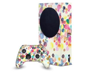 Head Case Designs Officially Licensed Ninola Dots Art Mix Game Console Wrap and Game Controller Skin Bundle Compatible With Xbox Series S Console & Controller Bundle