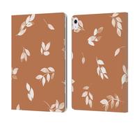 Head Case Designs Officially Licensed Ninola Fall Leaves Copper Nature Bold Leather Wallet Case Compatible With Apple iPad Air 13 2024/2025
