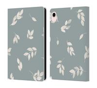 Head Case Designs Officially Licensed Ninola Fall Leaves Gray Nature Bold Leather Wallet Case Compatible With Apple iPad mini (2021/2024)
