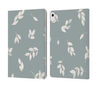 Head Case Designs Officially Licensed Ninola Fall Leaves Gray Nature Bold Leather Wallet Case Compatible With Apple iPad Air 13 2024/2025