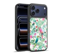 Head Case Designs Officially Licensed Ninola Floral Tropical Parrots 2025-26 Design Collection Gel Armour Case [Military Grade Protection] Compatible With Apple iPhone 17 Pro Max