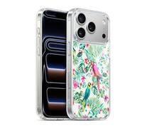 Head Case Designs Officially Licensed Ninola Floral Tropical Parrots 2025-26 Design Collection Gel Case [Military Grade Protection] Compatible with Apple iPhone 17 Pro and Compatible with MagSafe