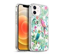 Head Case Designs Officially Licensed Ninola Floral Tropical Parrots 2025-26 Design Collection Gel Case [Military Grade] Compatible with Apple iPhone 12 / iPhone 12 Pro and Compatible with MagSafe