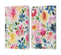 Head Case Designs Officially Licensed Ninola Fresh Garden Summer Garden Flowers Leather Wallet Case Compatible With Apple iPad Air 13 2024/2025