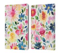 Head Case Designs Officially Licensed Ninola Fresh Garden Summer Garden Flowers Leather Wallet Case Compatible With Apple iPad 10.2 2019/2020/2021