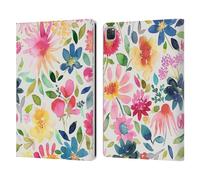 Head Case Designs Officially Licensed Ninola Fresh Garden Summer Garden Flowers Leather Wallet Case Compatible With Apple iPad Pro 12.9 2020/2021/2022