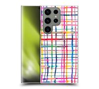 Head Case Designs Officially Licensed Ninola Grid Checks Watercolour 3 Hard Back Case Compatible With Samsung Galaxy S24 Ultra 5G