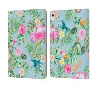Head Case Designs Officially Licensed Ninola Hawaiian Holidays Floral Art Leather Wallet Case Compatible With Apple iPad Air 13 2024/2025