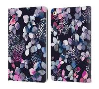 Head Case Designs Officially Licensed Ninola Hydrangea Astronomical Floral Leather Wallet Case Compatible With Apple iPad 9.7 2017 / iPad 9.7 2018