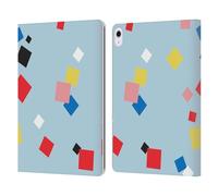 Head Case Designs Officially Licensed Ninola Memphis Abstract 3 Leather Wallet Case Compatible With Apple iPad Air 13 2024/2025