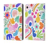 Head Case Designs Officially Licensed Ninola Modern Bold Shapes Summer Patterns Leather Wallet Case Compatible With Apple iPad mini (2021/2024)