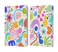 Head Case Designs Officially Licensed Ninola Modern Bold Shapes Summer Patterns Leather Wallet Case Compatible With Apple iPad Air 13 2024/2025