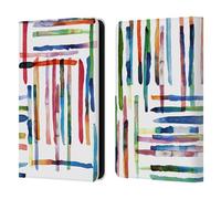 Head Case Designs Officially Licensed Ninola Modern Scandi Stripes 2025-26 Pattern Collection Leather Wallet Case Compatible With Kindle Paperwhite 5 (2021)