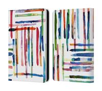 Head Case Designs Officially Licensed Ninola Modern Scandi Stripes 2025-26 Pattern Collection Leather Wallet Case Compatible With Amazon Kindle 11th Gen 6in 2022