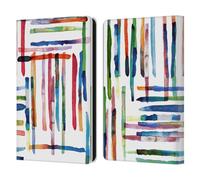 Head Case Designs Officially Licensed Ninola Modern Scandi Stripes 2025-26 Pattern Collection Leather Wallet Case Compatible With Amazon Kindle Paperwhite 6