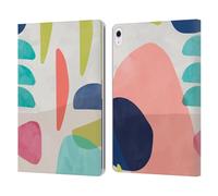 Head Case Designs Officially Licensed Ninola Organic Bold Shapes Watercolor Prints Leather Wallet Case Compatible With Apple iPad Air 13 2024/2025