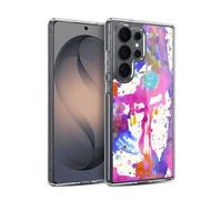 Head Case Designs Officially Licensed Ninola Pink Paint Splashes Watercolor Prints Gel Case [Military Grade Protection] Compatible with Samsung Galaxy S26 Ultra and Compatible with MagSafe