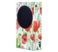 Head Case Designs Officially Licensed Ninola Red Flower Art Mix Game Console Wrap Case Cover Compatible With Xbox Series S Console