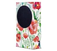 Head Case Designs Officially Licensed Ninola Red Flower Assorted Game Console Wrap Case Cover Compatible With Xbox Series S Console