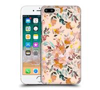 Head Case Designs Officially Licensed Ninola Summer Floral Pink Beige Floral Art Hard Back Case Compatible With Apple iPhone 7 Plus/iPhone 8 Plus