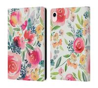 Head Case Designs Officially Licensed Ninola Summer Romantic Roses Summer Garden Flowers Leather Wallet Case Compatible With Apple iPad mini (2021/2024)
