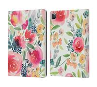 Head Case Designs Officially Licensed Ninola Summer Romantic Roses Summer Garden Flowers Leather Wallet Case Compatible With Apple iPad Pro 12.9 2020/2021/2022