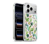 Head Case Designs Officially Licensed Ninola Tropical Plants Leaves Green Pink 2025-26 Design Collection Gel Case [Military Grade] Compatible with Apple iPhone 17 Pro Max and Compatible with MagSafe