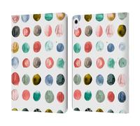 Head Case Designs Officially Licensed Ninola Watercolor Circles Colorful Abstract Leather Wallet Case Compatible With Apple iPad Air 13 2024/2025