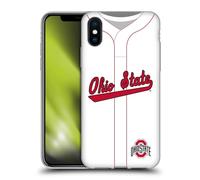 Head Case Designs Officially Licensed Ohio State University Baseball Home Jersey Soft Gel Case [Military Grade Protection] Compatible With Apple iPhone X/iPhone XS