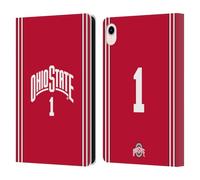 Head Case Designs Officially Licensed Ohio State University Basketball Home Jersey Leather Wallet Case Compatible With Apple iPad mini (2021/2024)