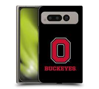 Head Case Designs Officially Licensed Ohio State University Black Logo Hard Back Case Compatible With Google Pixel Fold