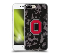 Head Case Designs Officially Licensed Ohio State University Dark Camou Logo Soft Gel Case [Military Grade Protection] Compatible With Apple iPhone 7 Plus/iPhone 8 Plus