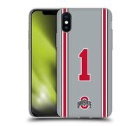Head Case Designs Officially Licensed Ohio State University Football Alternate Jersey Soft Gel Case [Military Grade Protection] Compatible With Apple iPhone X/iPhone XS