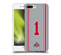 Head Case Designs Officially Licensed Ohio State University Football Alternate Jersey Soft Gel Case [Military Grade Protection] Compatible With Apple iPhone 7 Plus/iPhone 8 Plus