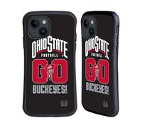 Head Case Designs Officially Licensed Ohio State University Go Buckeyes Football Graphics Hybrid Case Compatible With Apple iPhone 15