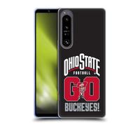 Head Case Designs Officially Licensed Ohio State University Go Buckeyes Football Graphics Soft Gel Case Compatible With Sony Xperia 1 IV