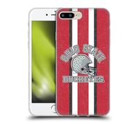 Head Case Designs Officially Licensed Ohio State University Helmet Football Graphics Soft Gel Case [Military Grade Protection] Compatible With Apple iPhone 7 Plus/iPhone 8 Plus