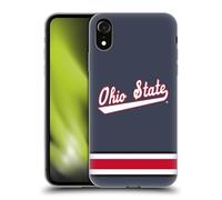 Head Case Designs Officially Licensed Ohio State University Hockey Outdoor Jersey Soft Gel Case [Military Grade Protection] Compatible With Apple iPhone XR