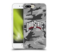 Head Case Designs Officially Licensed Ohio State University Light Camou Logo Soft Gel Case [Military Grade Protection] Compatible With Apple iPhone 7 Plus/iPhone 8 Plus