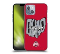 Head Case Designs Officially Licensed Ohio State University Map Football Graphics Hard Back Case Compatible With Apple iPhone 14