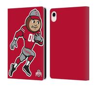 Head Case Designs Officially Licensed Ohio State University Mascot Oversized Football Graphics Leather Wallet Case Compatible With Apple iPad mini (2021/2024)