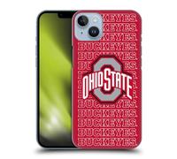 Head Case Designs Officially Licensed Ohio State University Outline Buckeyes Logo Hard Back Case Compatible With Apple iPhone 14 Plus