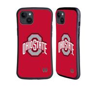 Head Case Designs Officially Licensed Ohio State University Plain Logo Hybrid Case Compatible With Apple iPhone 15 Plus