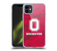 Head Case Designs Officially Licensed Ohio State University Red Camou Logo Gel Case [Military Grade Protection] Compatible with Apple iPhone 11 and Compatible with MagSafe