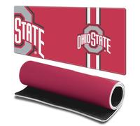 Head Case Designs Officially Licensed Ohio State University Stripes Graphics 23.62 x 11.81 x 0.12 inches (600 x 300 mm) - L Gaming Office Desk PC Keyboard Mouse Mat Pad