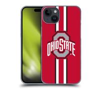 Head Case Designs Officially Licensed Ohio State University Stripes Logo Hard Back Case Compatible With Apple iPhone 15 Plus
