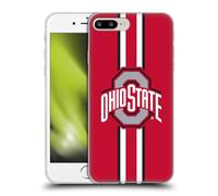 Head Case Designs Officially Licensed Ohio State University Stripes Logo Soft Gel Case [Military Grade Protection] Compatible With Apple iPhone 7 Plus/iPhone 8 Plus