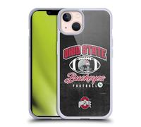 Head Case Designs Officially Licensed Ohio State University Vintage Football Graphics Soft Gel Case Compatible With Apple iPhone 13
